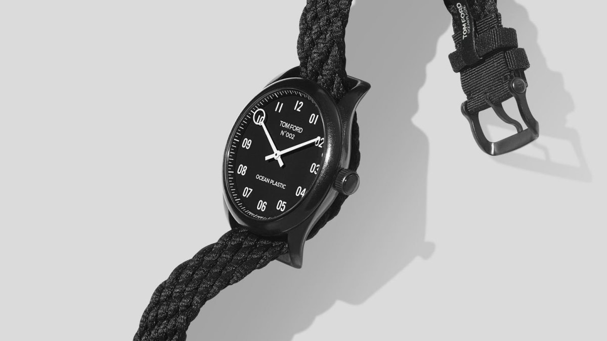 Tom Ford releases the first luxury watch made out of ocean plastic - Acquire