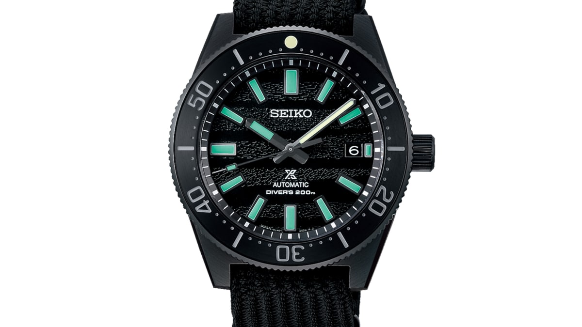 Seiko releases a black version of their 62MAS reissue - Acquire