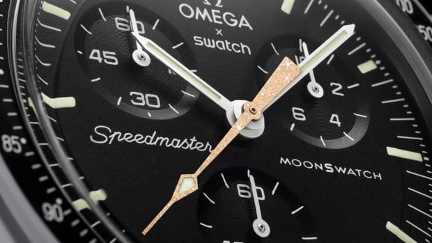 Swatch and Omega release a new variant of the Moonshine Gold 