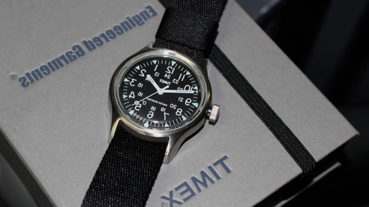 Engineered Garments flips the dial of the Timex Camper for Beams 