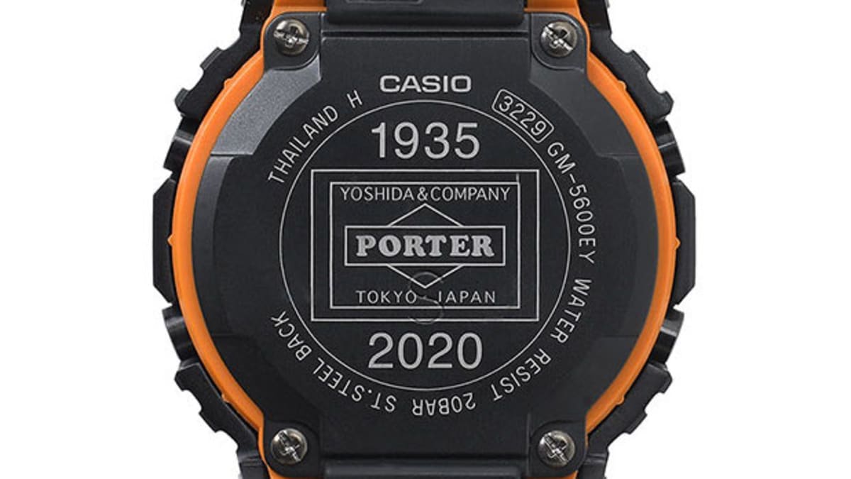 Porter celebrates its 85th anniversary with a limited edition G-Shock 