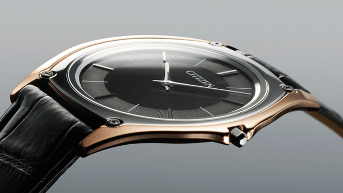 Citizen s new flagship watch is the thinnest light powered watch