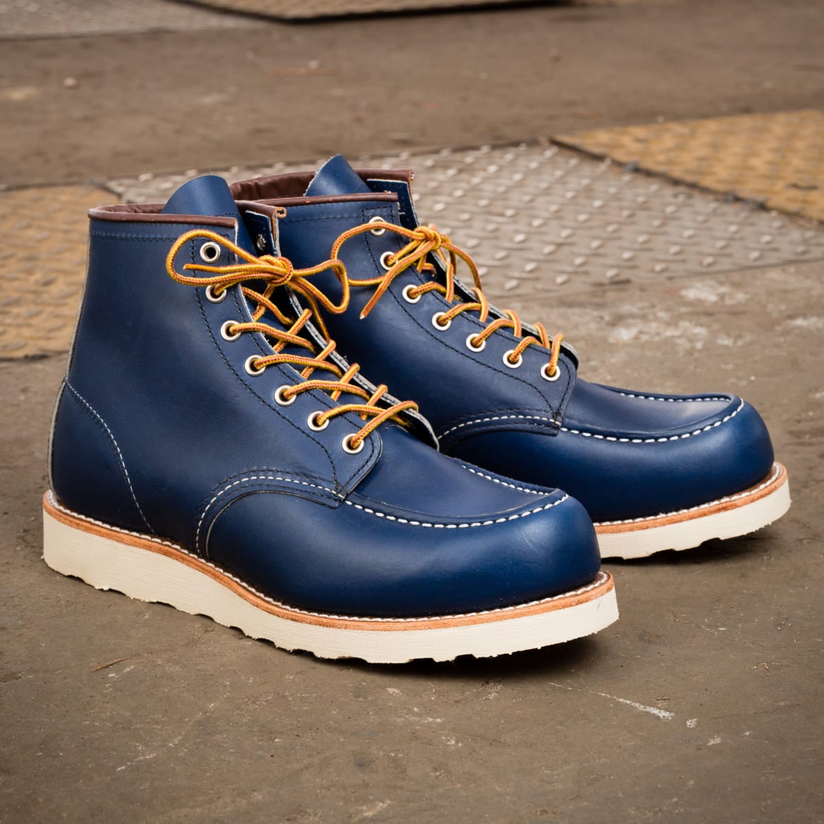 Red Wing Heritage brightens up its lineup with an Indigo leather