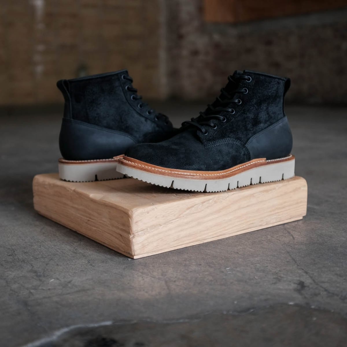 3sixteen and Viberg update their Scout boot in a new blacked-out