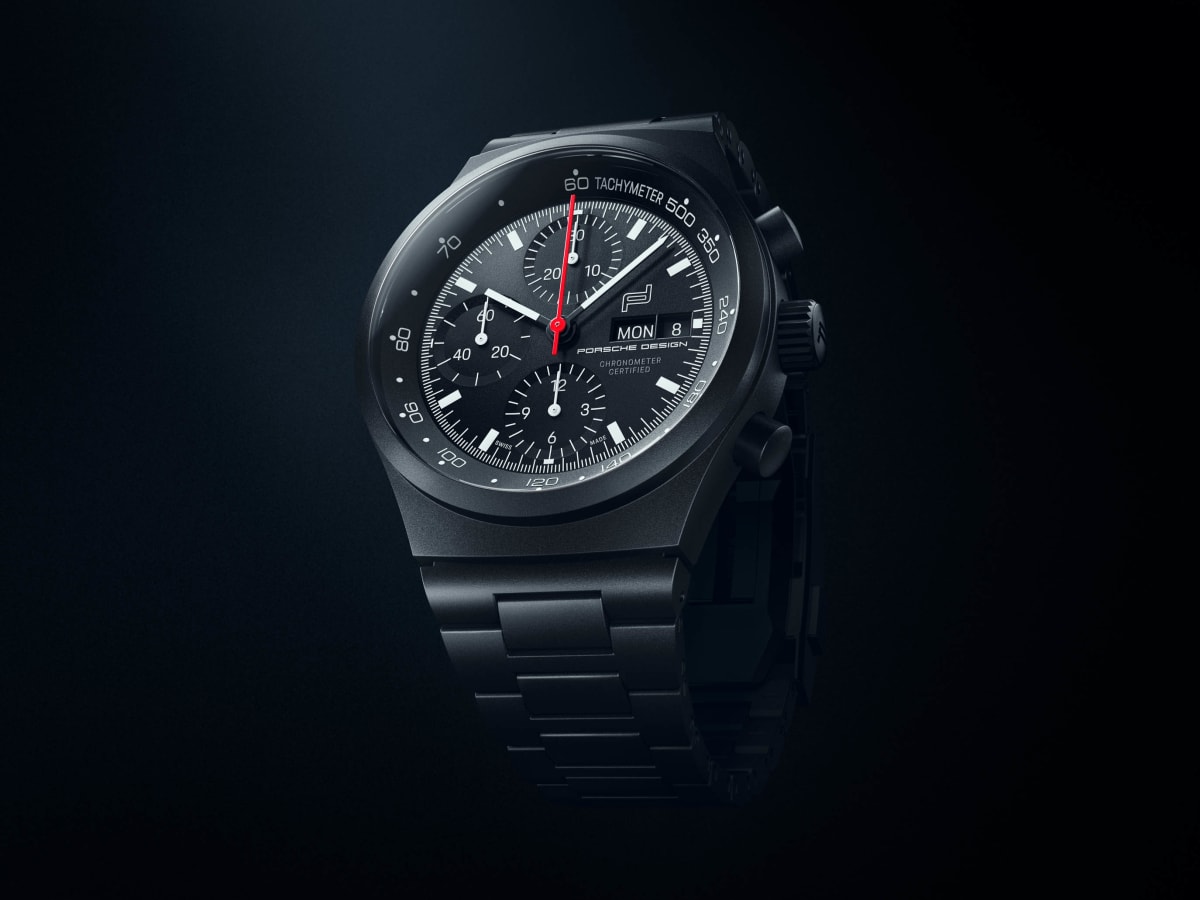 The New Limited Edition Porsche Design Chronograph 1 'Utility' In Titanium  Carbide