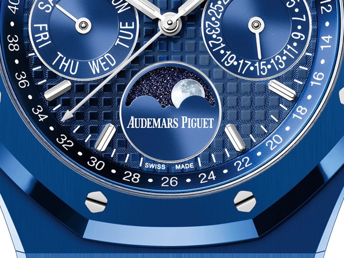 The Audemars Piguet Royal Oak Perpetual Calendar Blue Ceramic