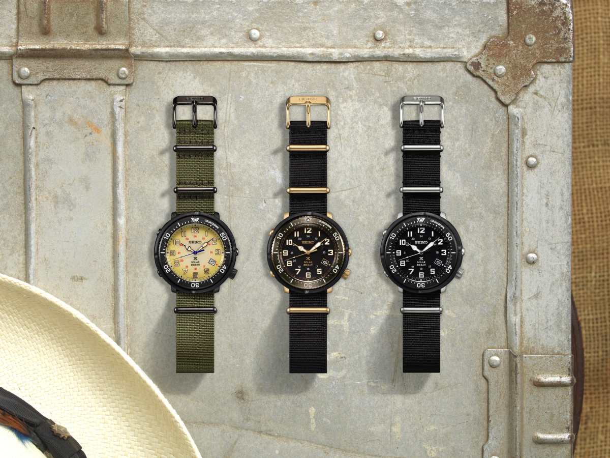 Lowercase creates a new series of Fieldmaster watches for Seiko 
