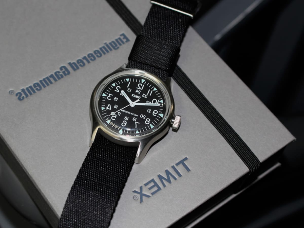 Engineered Garments flips the dial of the Timex Camper for Beams
