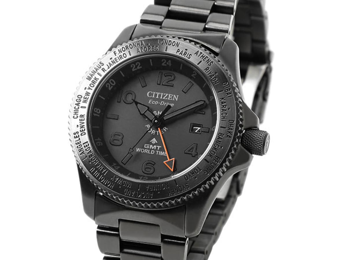 限定 未使用保管品】PORTER×CITIZEN GMT WORLD TIME - agedor.ma