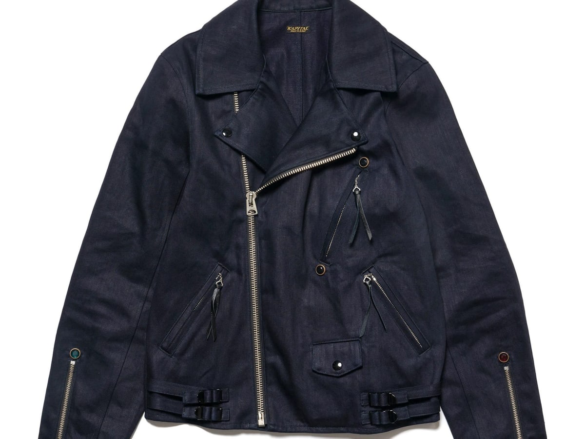 Kapital's Riders JKT rethinks the leather classic in denim - Acquire