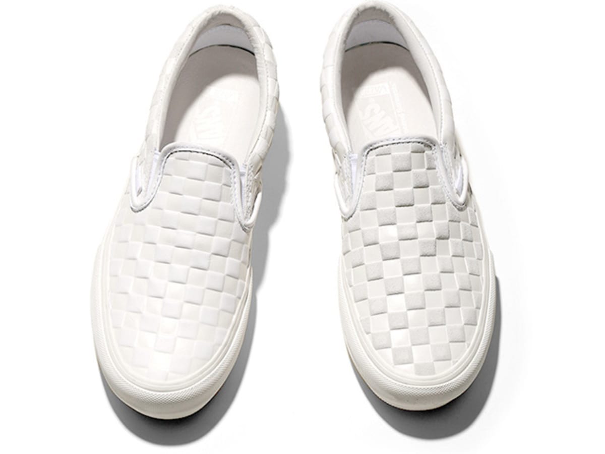 Vans Vault and Engineered Garments release an embossed leather