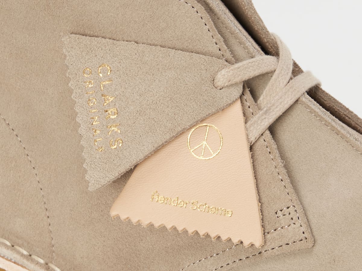 Hender Scheme remixes the Desert Boot for their first collaboration with Clarks  Originals - Acquire
