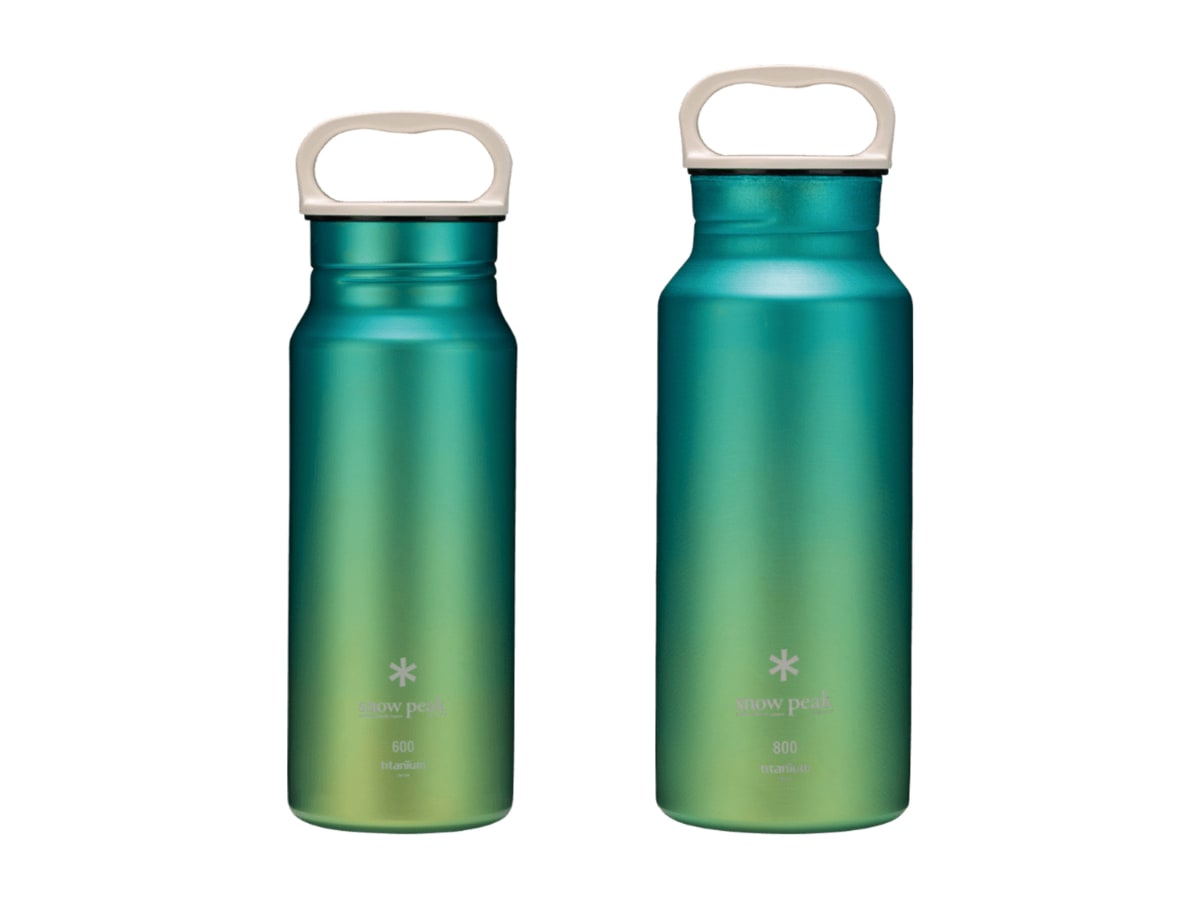 Snow Peak updates its Aurora Bottle with recycled titanium - Acquire
