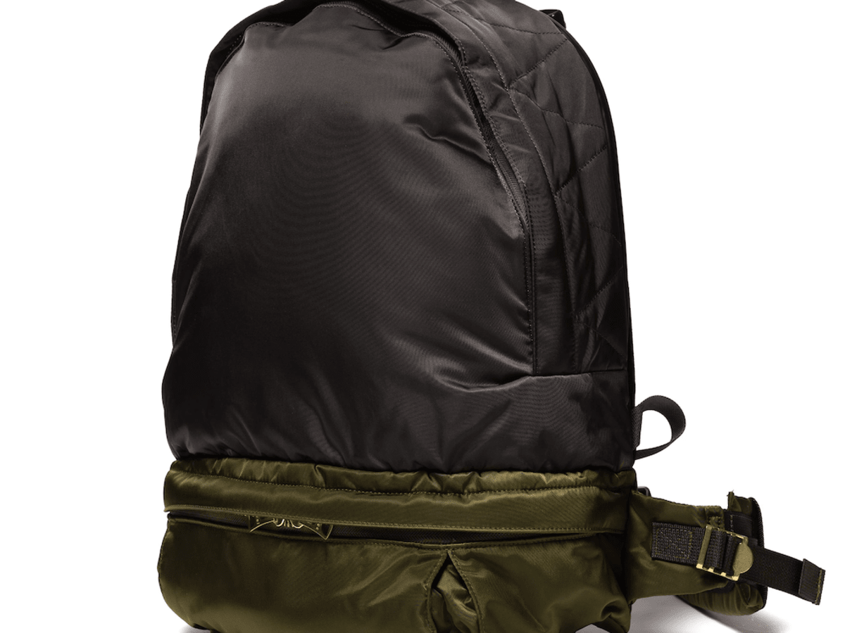Sacai and Porter team up on a luxurious two-tone Rucksack - Acquire