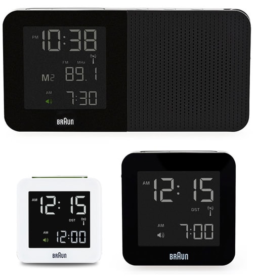 Braun Digital Alarm Clocks - Acquire