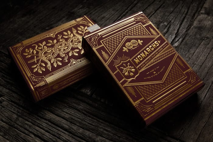 theory11 Red Monarch Playing Cards - Acquire