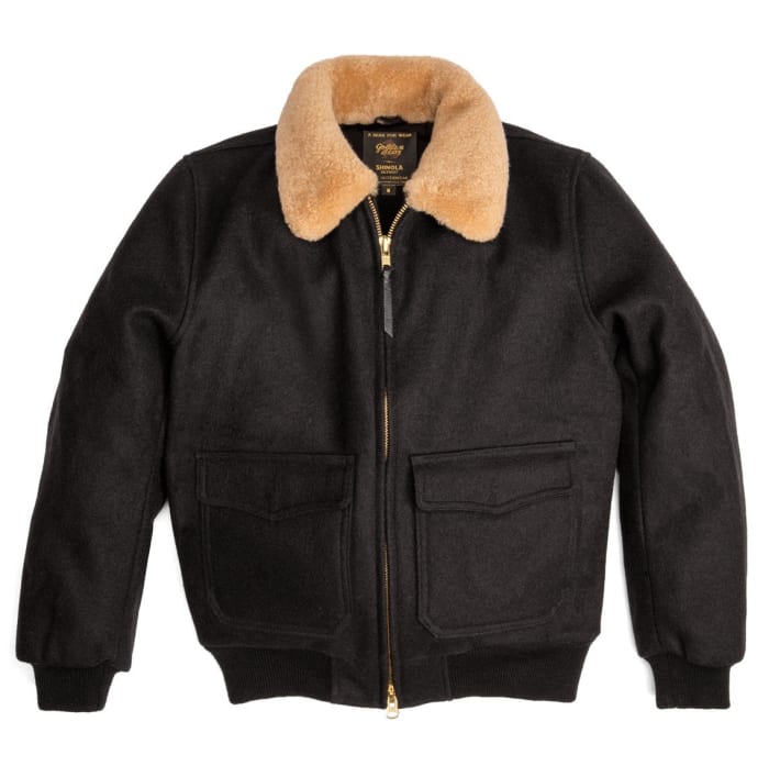 Golden Bear produces a plush, winter-ready bomber for Shinola - Acquire