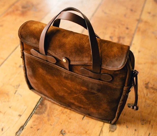 Bag lust: Tellason's rough out leather briefcase - Acquire