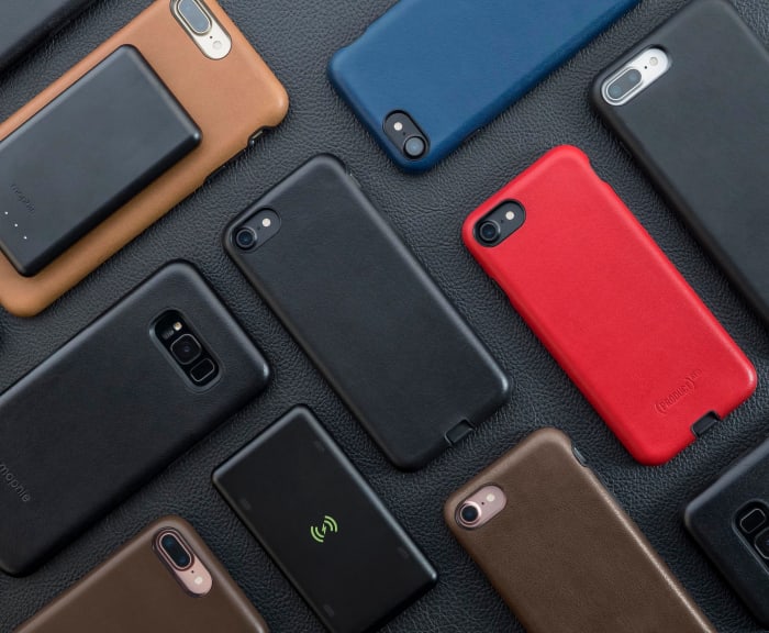 Mophie brings wireless charging to a line of thin, leather cases for