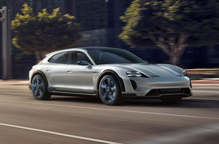 Porsche introduces a wagon version of its Mission E concept - Acquire