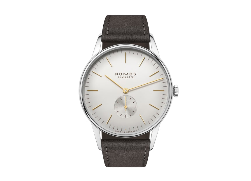 Nomos' new Orion 38 gets updated with a gold and silver finish - Acquire