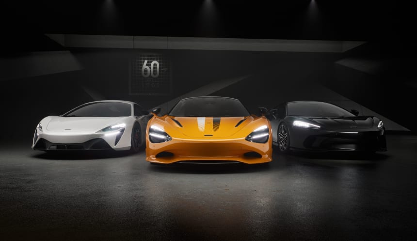 McLaren launches a collection of 60th Annviersary options for its ...