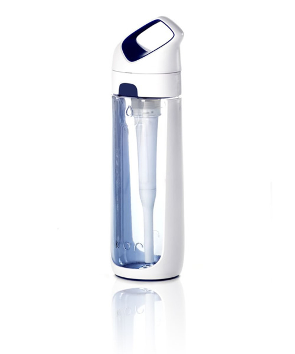 water bottle with flavor cartridge