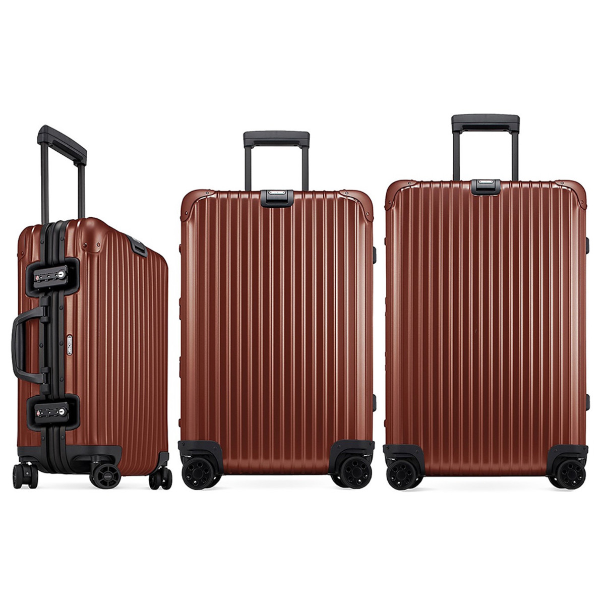 Rimowa's famous grooves get updated in Copper for Bloomingdale's - Acquire