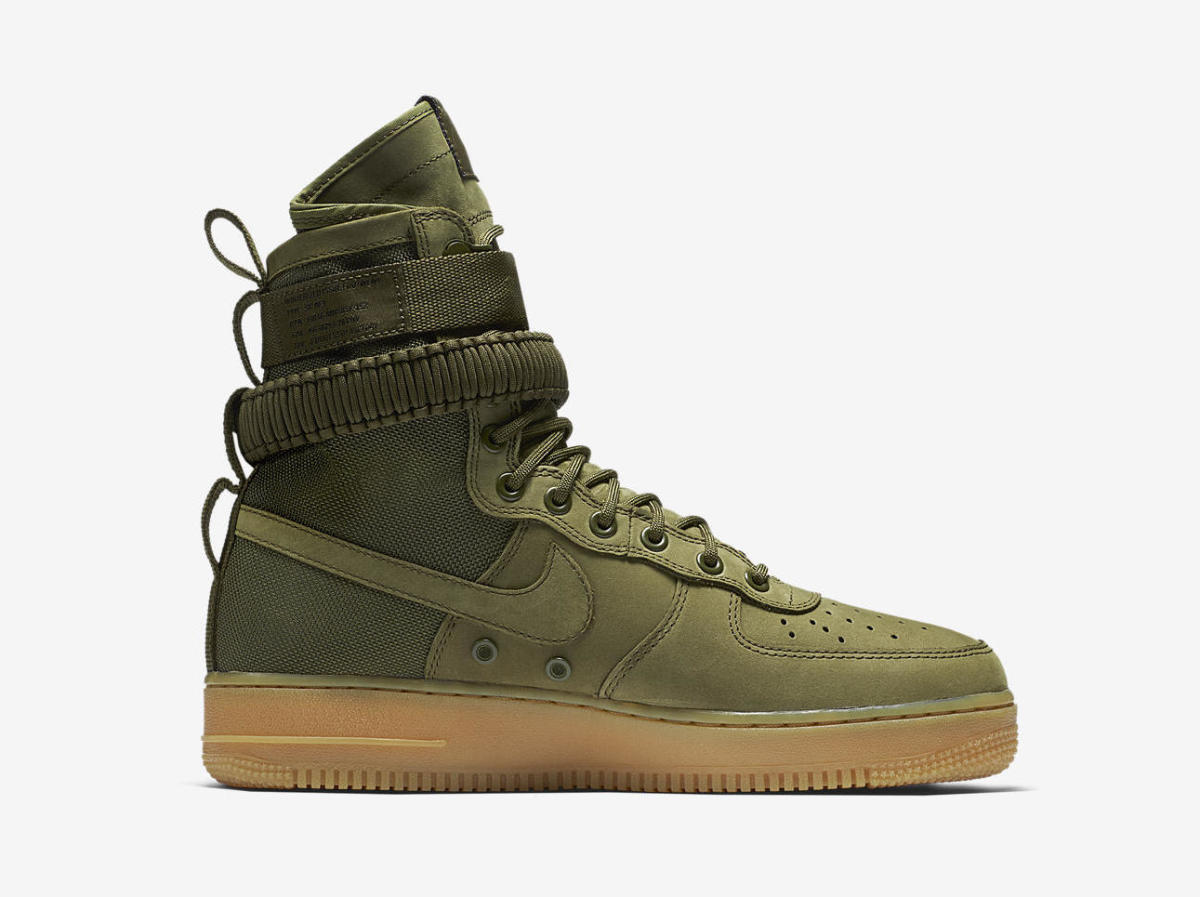 nike air force 1 flyknit olive