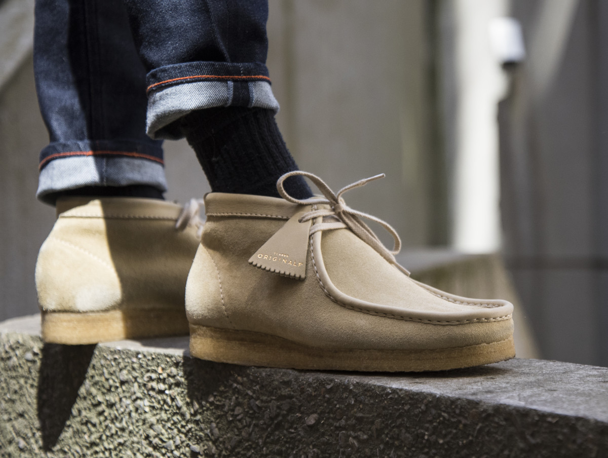 in Italy' Wallabee boots 