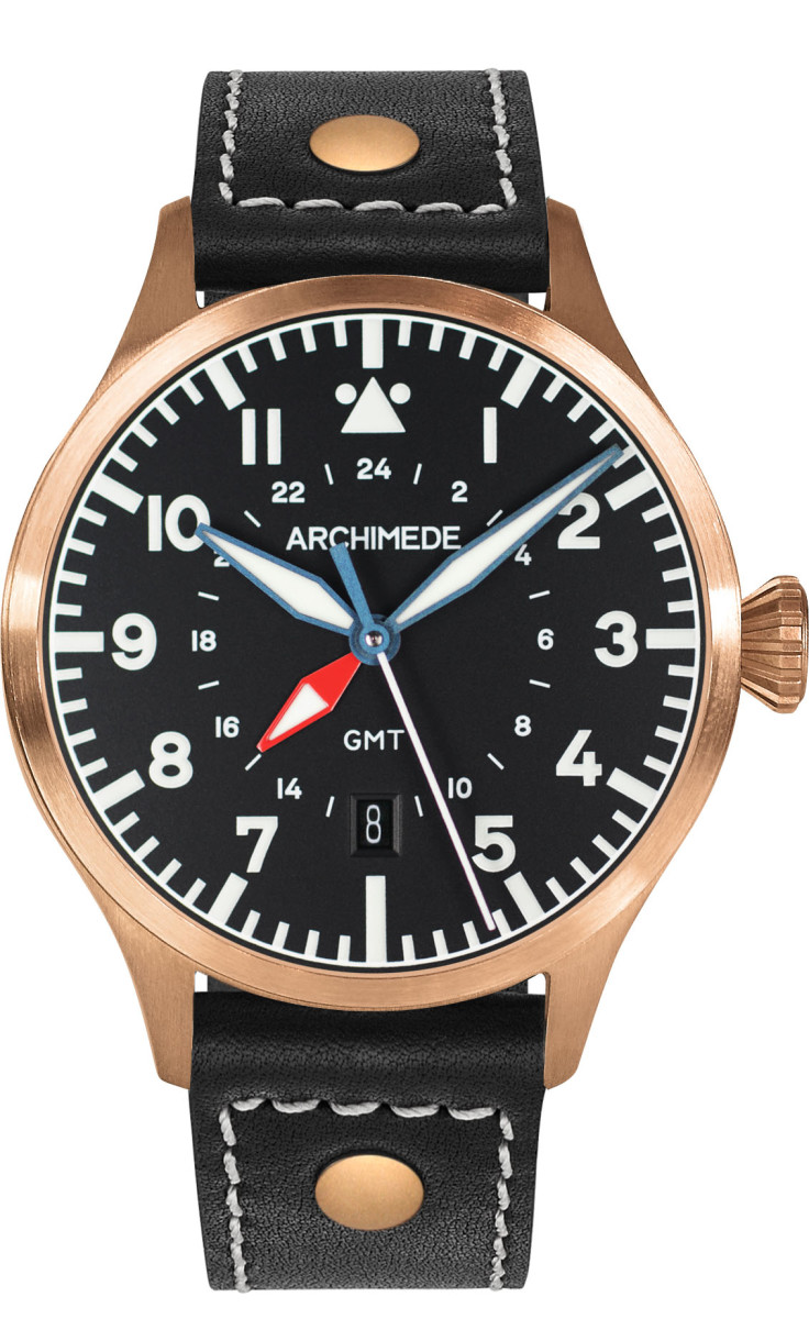 archimede bronze watch