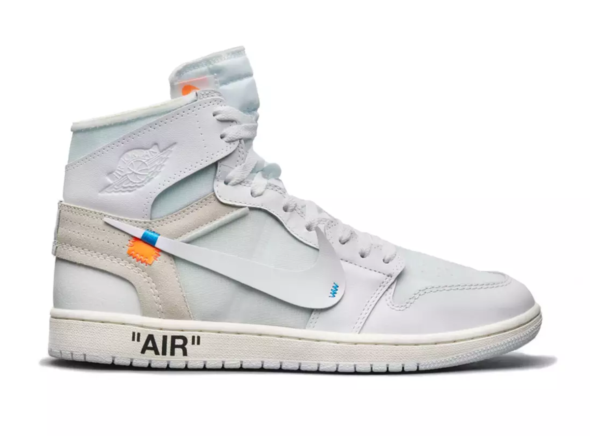 Virgil Abloh's Jordan 1 gets updated in an all-white colorway - Acquire