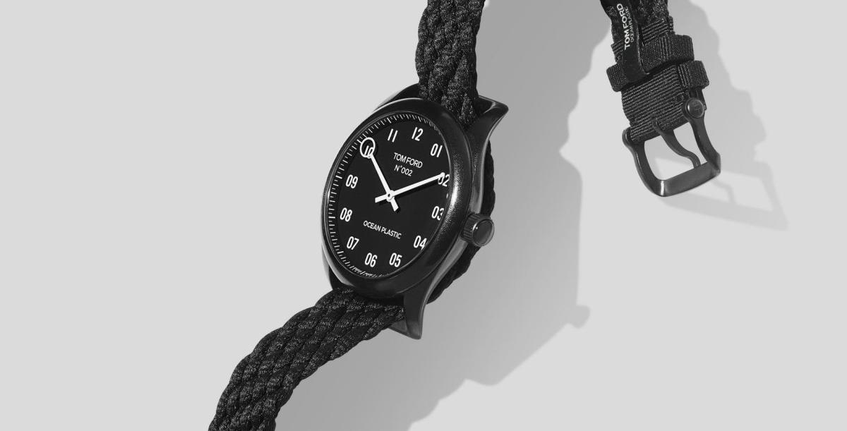 Tom Ford releases the first luxury watch made out of ocean plastic - Acquire