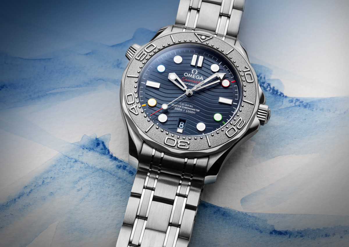 Omega Accents The Seamaster Diver 300M With The Colors Of The Olympic ...