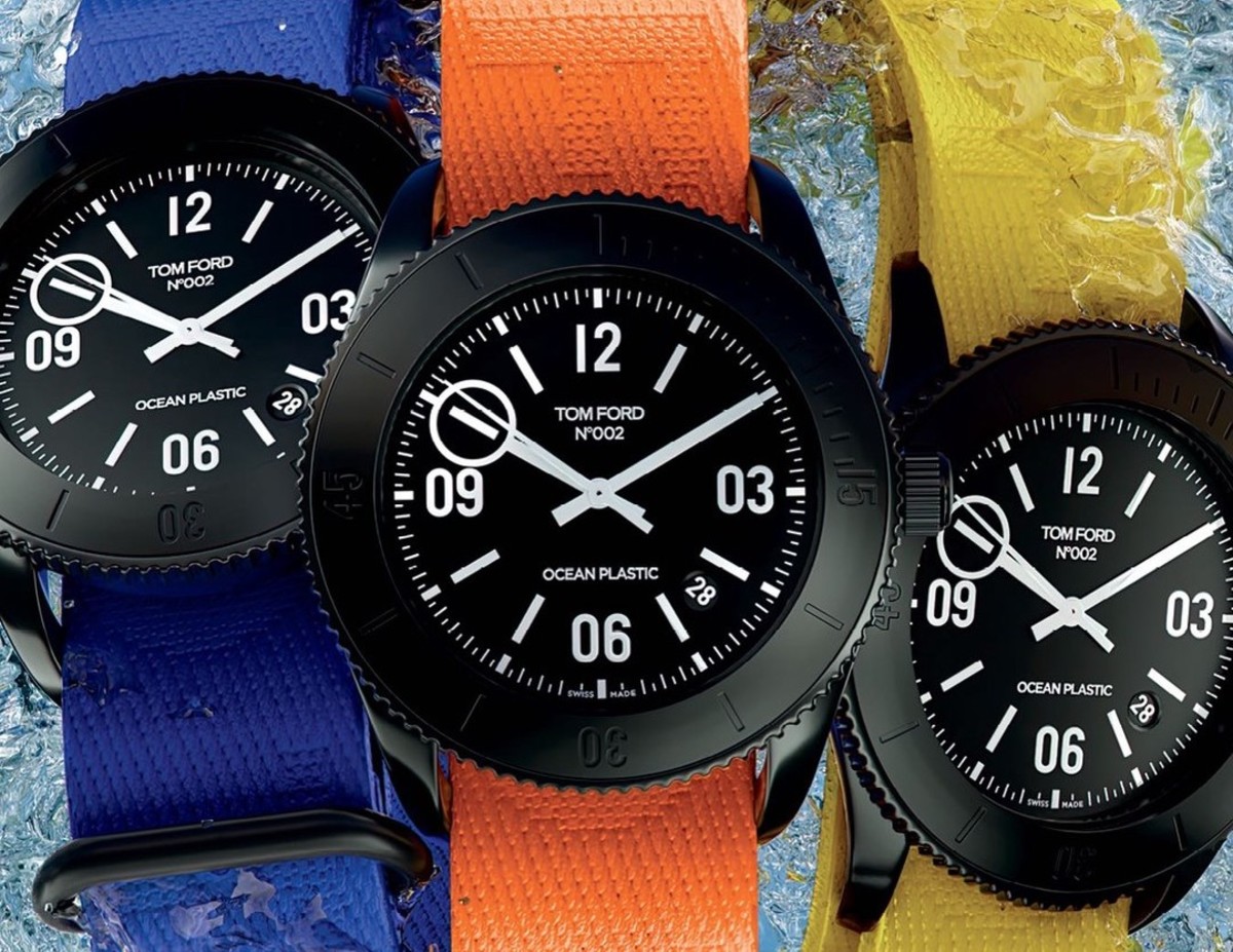 Tom Ford introduces a sport version of its ocean plastic watch 