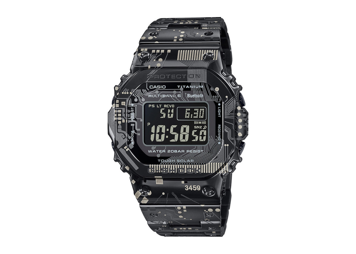 Casio's latest GMW-B5000 wraps the watch in a circuit board