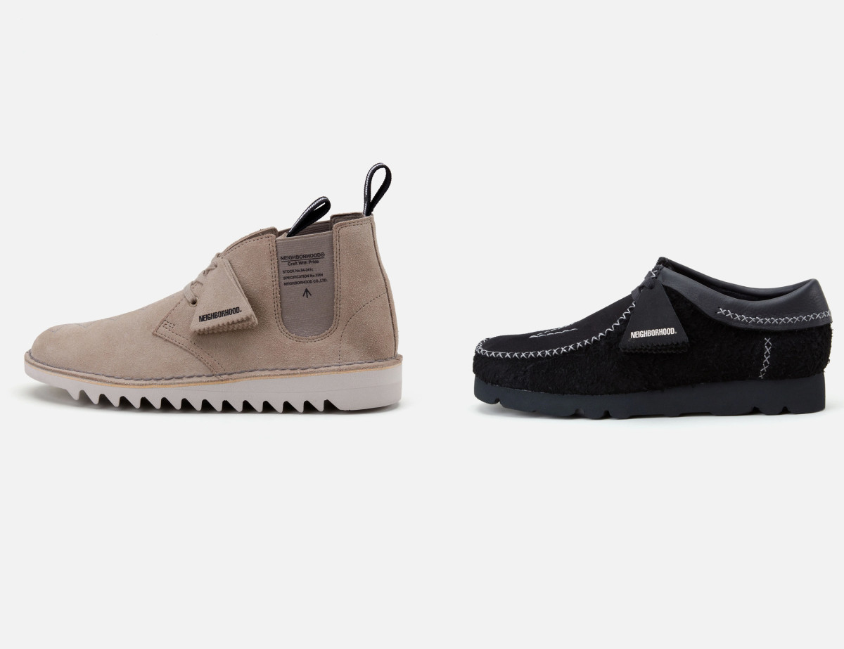 Neighborhood and Clarks Originals reveal their new special edition Desert Boot and Wallabee Acquire