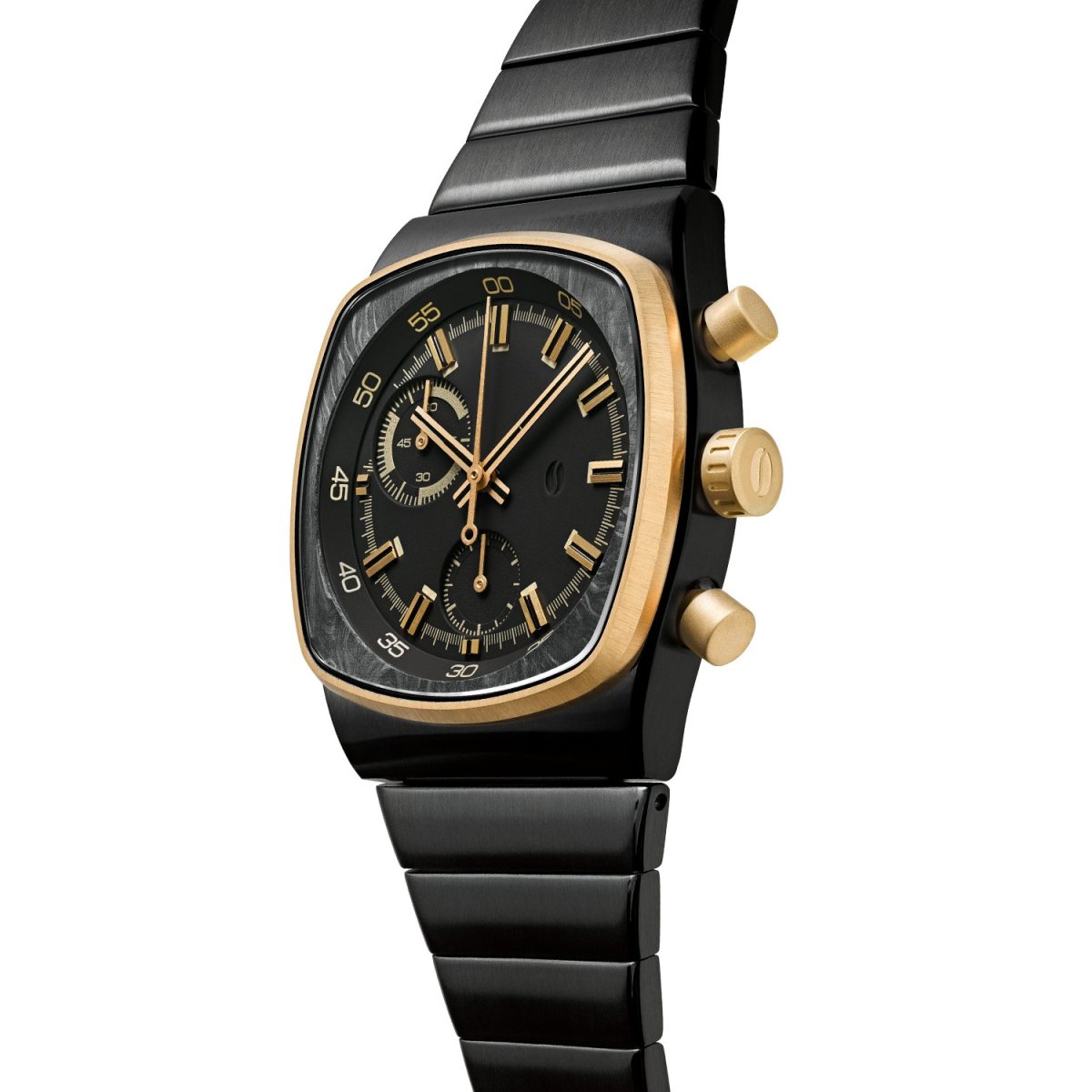 brew watches metric black gold