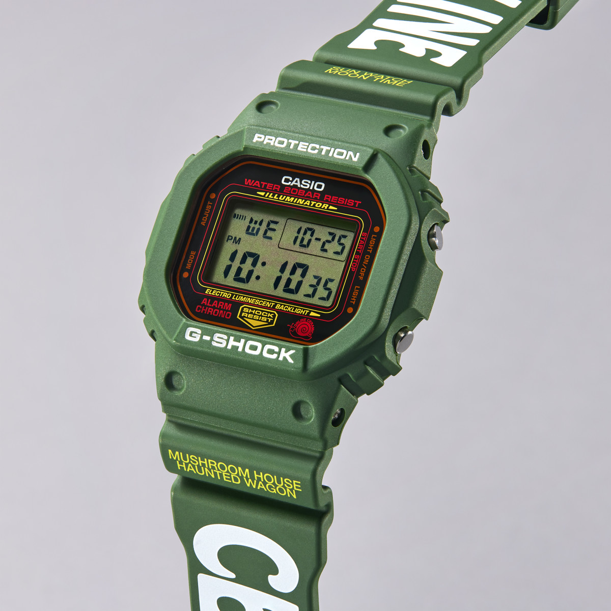 Casio dw 5600 on sale green