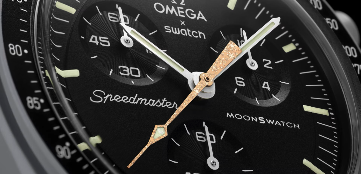 Swatch and Omega unveil the final Mission to Moonshine Gold of