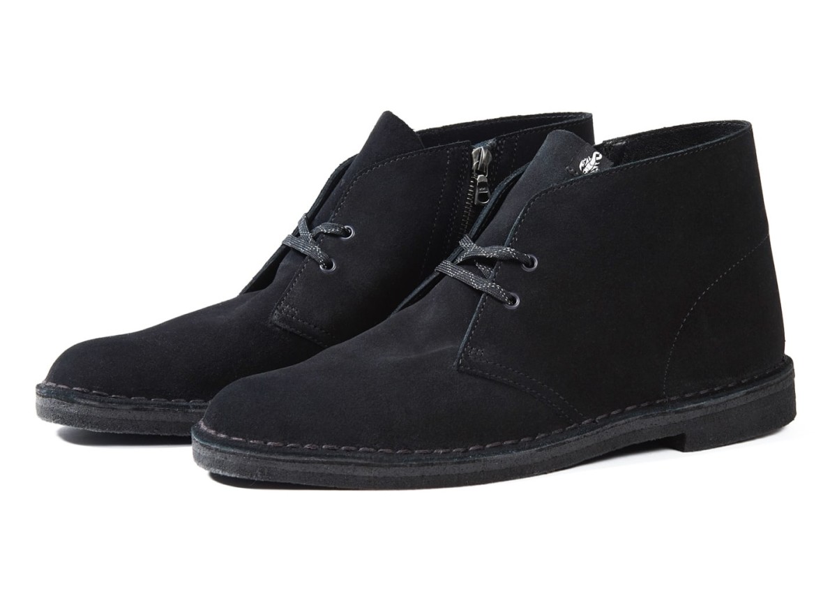 Soph. puts its signature side zips on the Clarks Desert Boot - Acquire